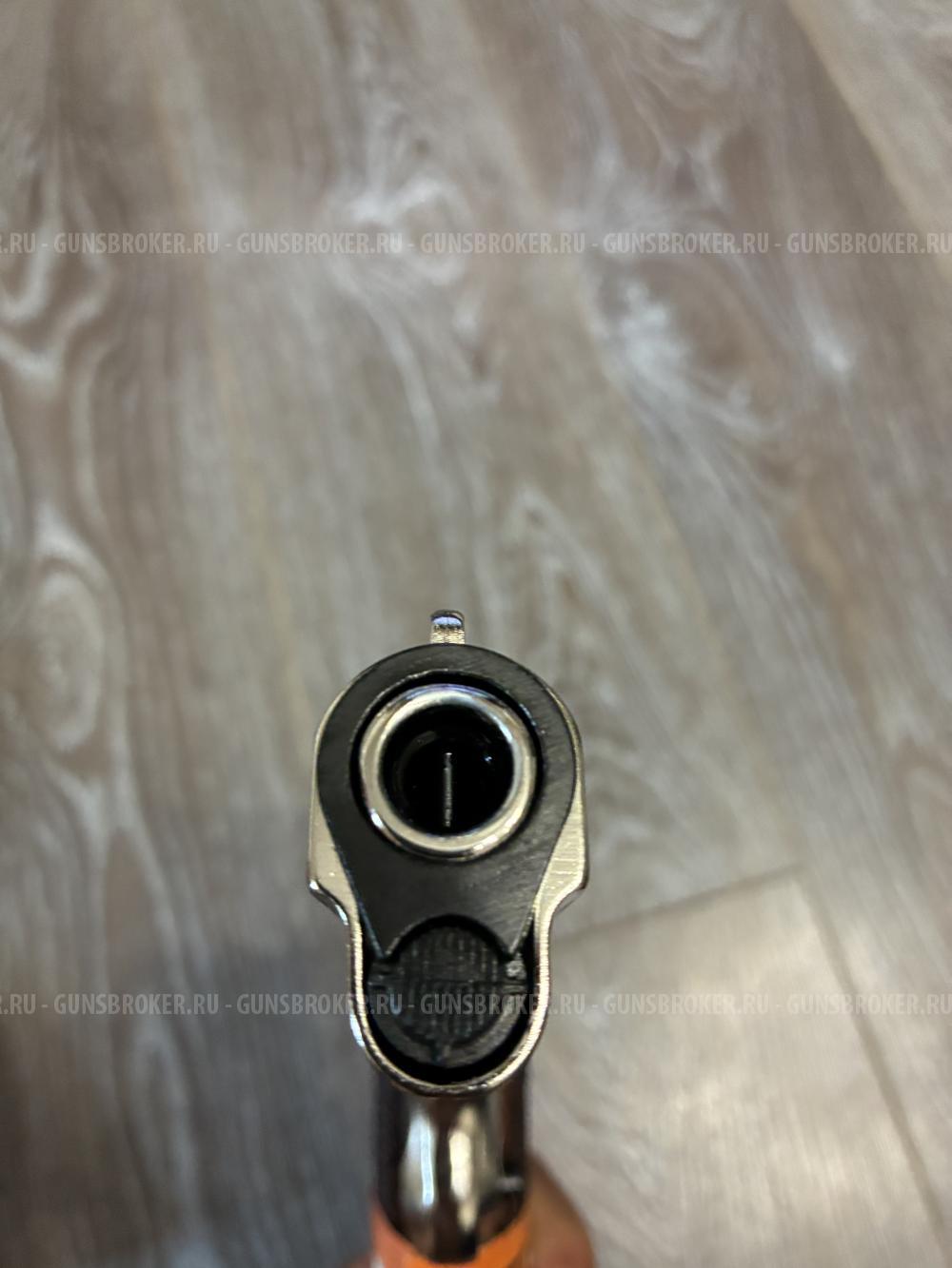 Охолощенный СХП пистолет 1911-СО Kurs (Colt) 10x24, матовый хром