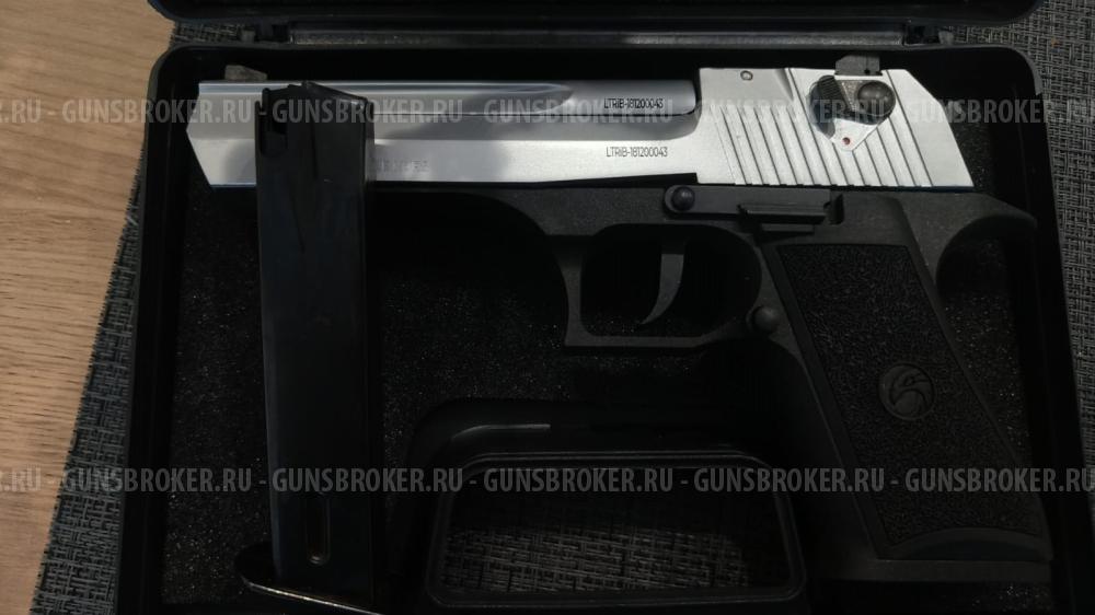 Охолощенный СХП пистолет (Desert) Eagle-СО Kurs, 10ТК, хром