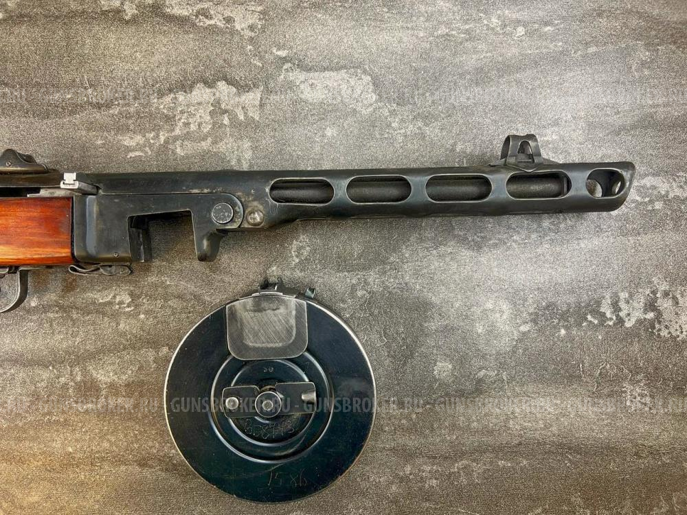 Охолощенный СХП пистолет-пулемет Шпагина ППШ-СХ (ЗАТО-Эксперт, 1942 года) 10х31