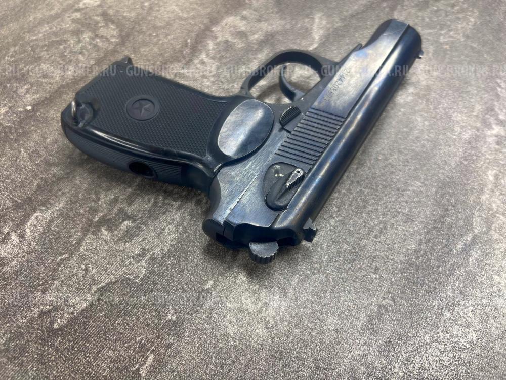 Охолощенный шумовой пистолет Р-411-01 10ТК, литой затвор (Байкал, ПМ, Макаров, 8573) | б/у