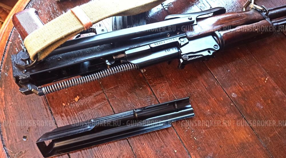 Охолощëнный АКМС, выбит 1964 год.