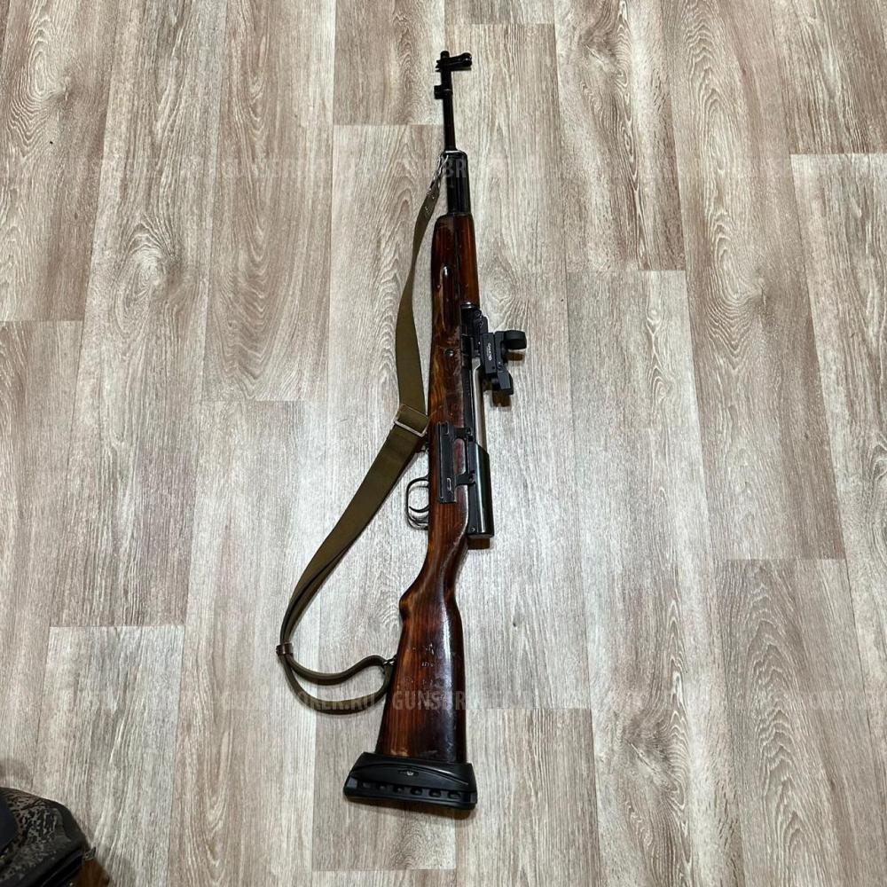 охотничье огнестрельное оружие с нарезным стволом марки ОП СКС