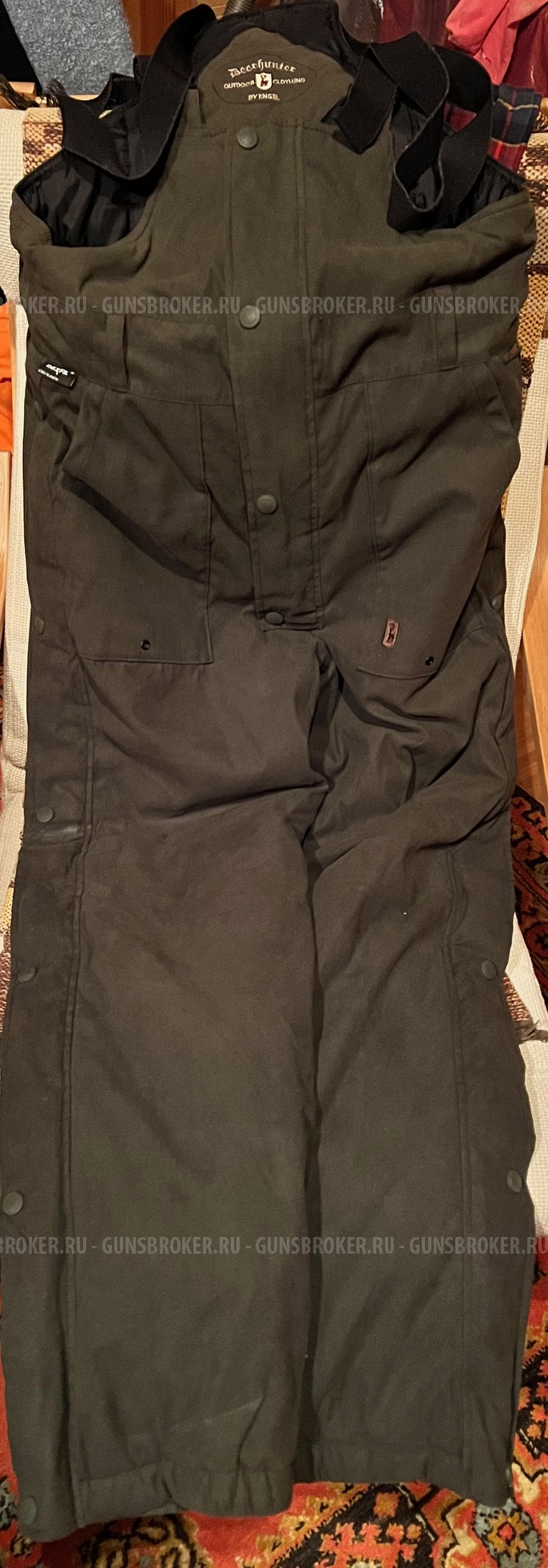 Охотничий костюм (2 куртки и брюки-комбинезон) Deerhunter Rusky 54p