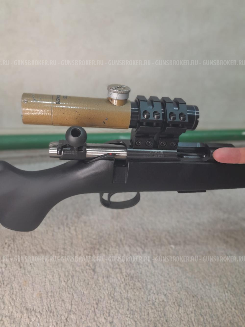 охотничий нарезной карабин CZ 455 Professional Synthetic Muzzle thread в калибре .22 LR