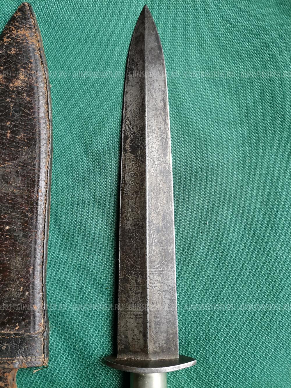 Охотничий нож 19 века " NICITIN - MULEW (Никитин-Мулев) " в отличном сохране