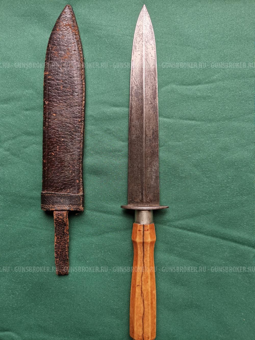 Охотничий нож 19 века " NICITIN - MULEW (Никитин-Мулев) " в отличном сохране