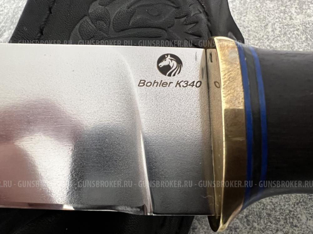 Охотничий нож из стали Bohler k340