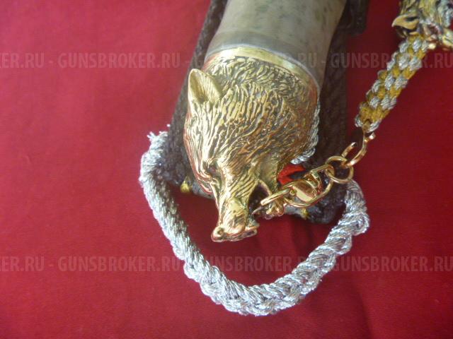 НЕОБЫЧНЫЙ КОЛЛЕКЦИОННЫЙ НОЖ "СЕРЫЙ ВОЛК" НОВЫЙ!