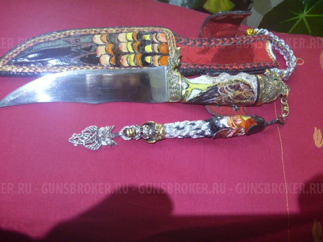 НЕОБЫЧНЫЕ КОЛЛЕКЦИОННЫЕ НОЖИ "СЕРЫЙ ВОЛК" и "ФИЛИН"