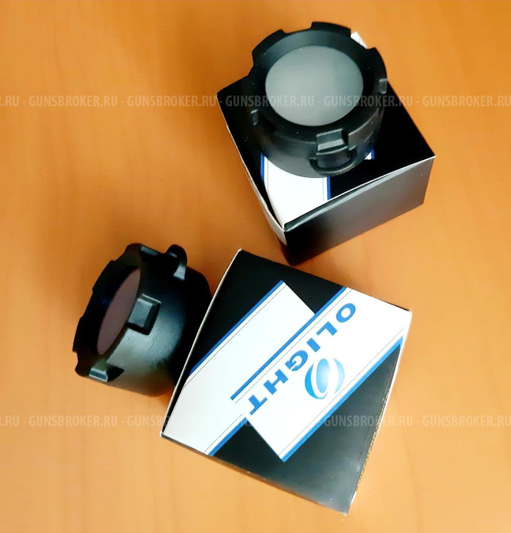 OLIGHT. Диффузор-рассеиватель, красный фильтр, фонарик.