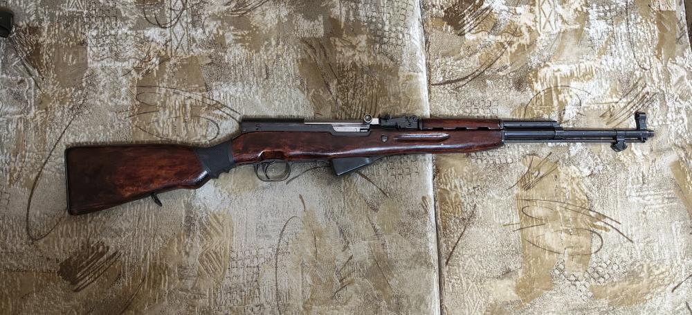 ОП-СКс, к.7,62*39мм. с кронштейном для прицела+аммортизаторы затвора