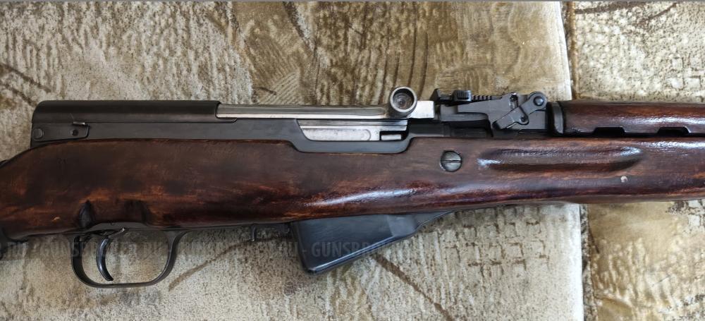 ОП-СКС, к.7,62*39мм. с приливом для штыка. Кронштейн для прицела.