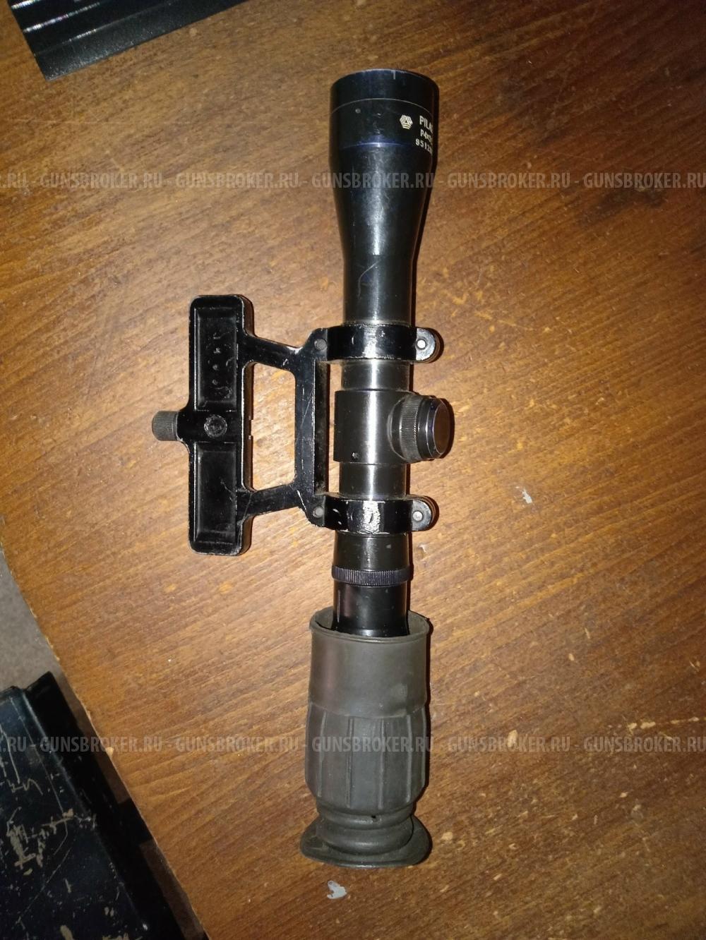 ОП СКС, калибр 7,62*39 мм, 1949 года. В комплекте оптический прицел "Пилад П4х32",чехол. ,