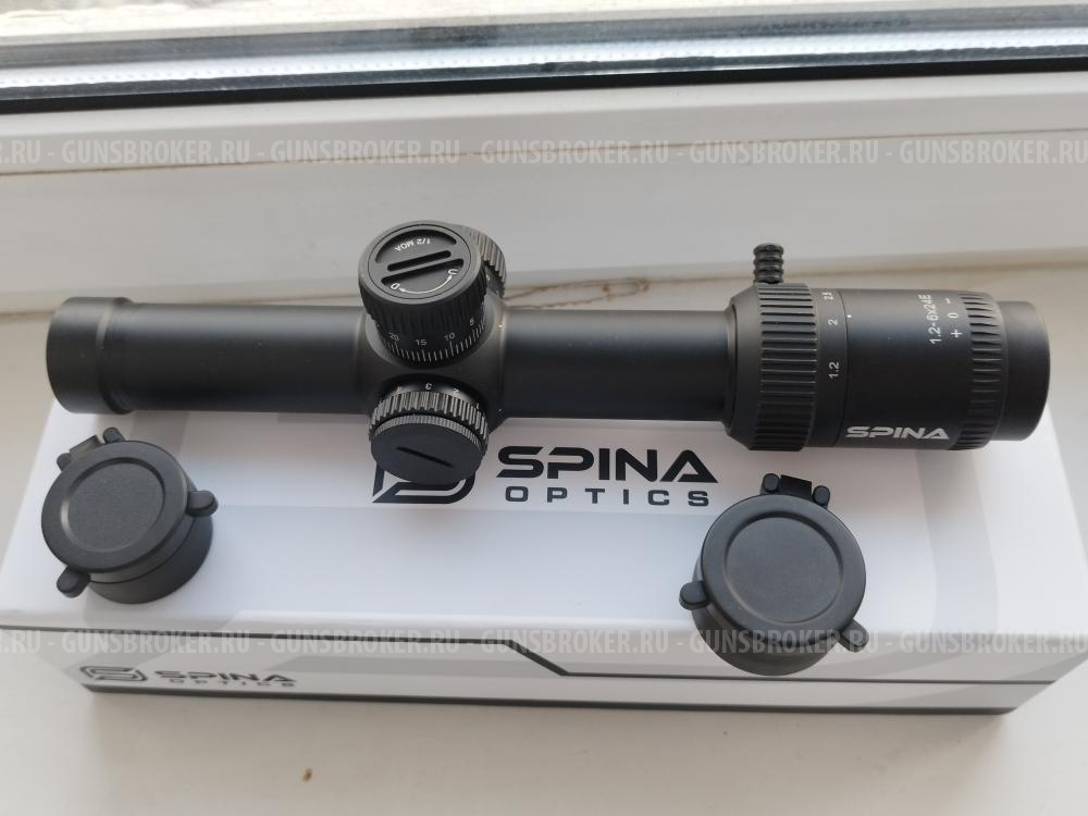 Опический прицел загонник SPINA 1,2-6x24 E FFP