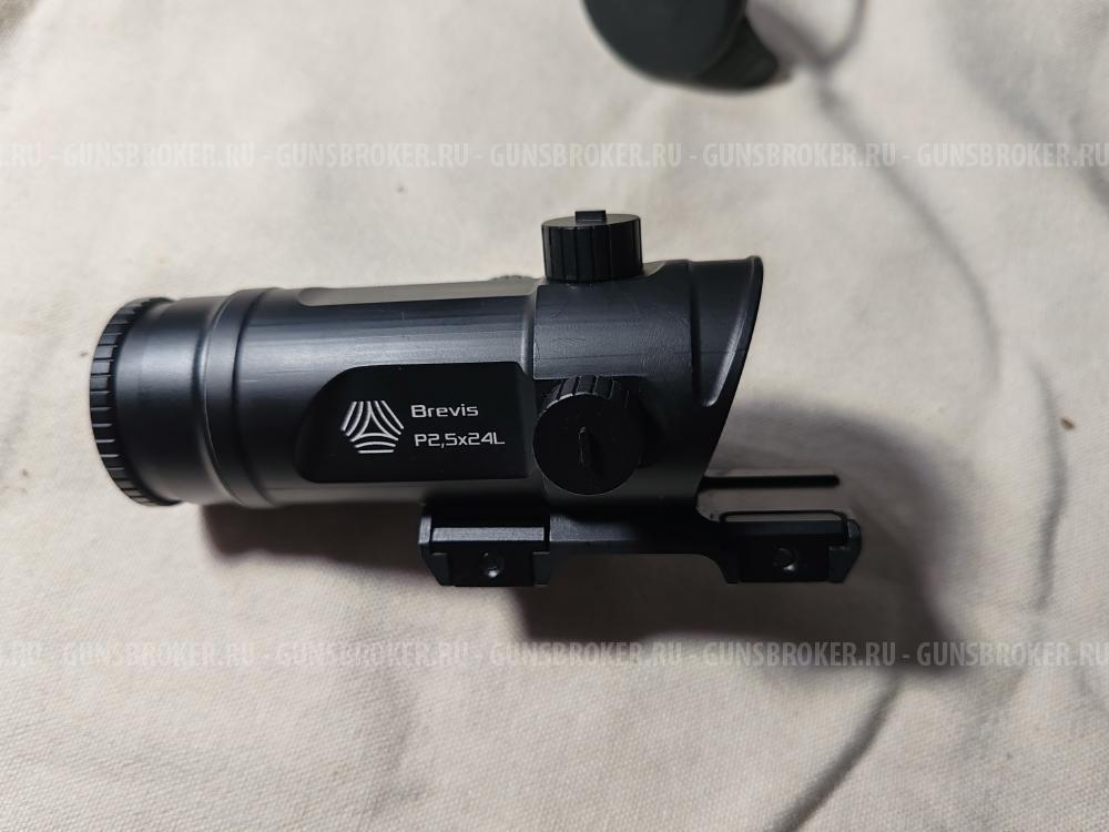 Оптические прицелы ПО-3.5, Рысь 4, Nikon, Brevis P2,5х24L, Vektor Optics Forester 1-5X24IR