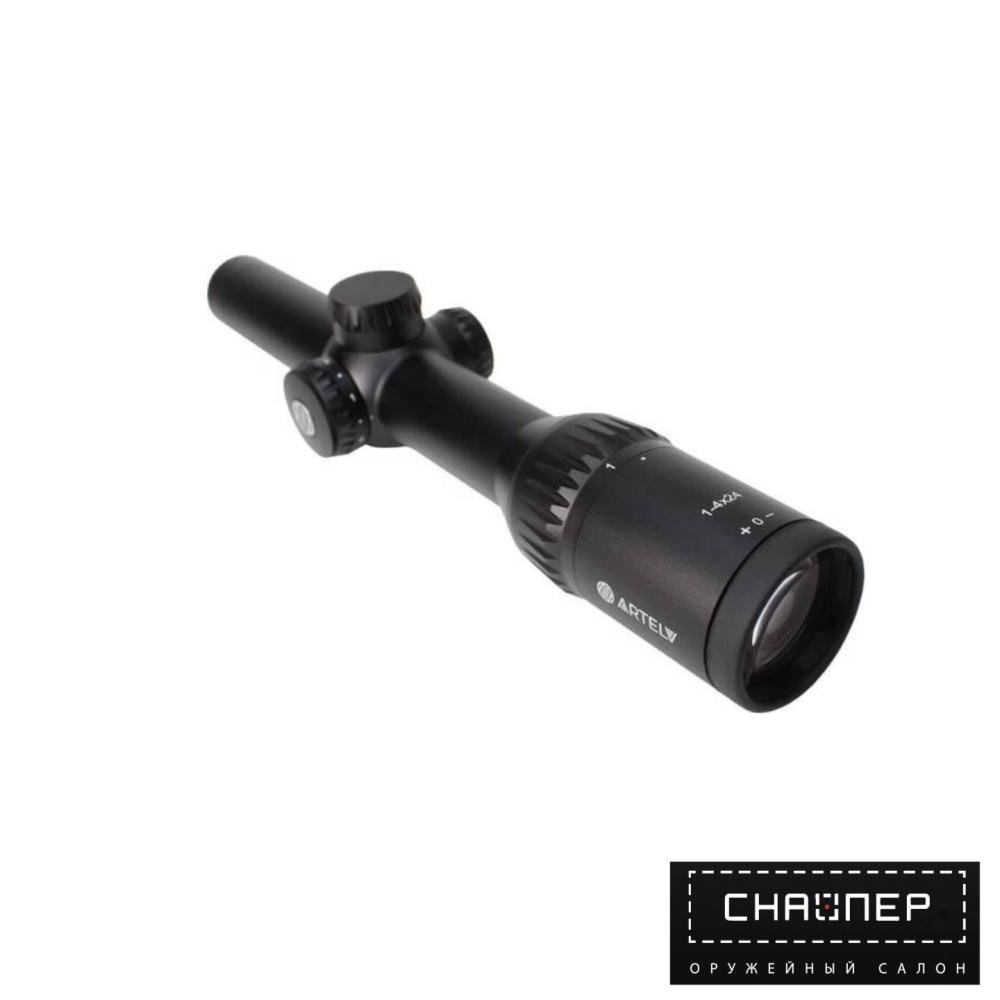Оптический прицел Artelv CRS 1-4х24 SFP 30мм подc. ASC1424S