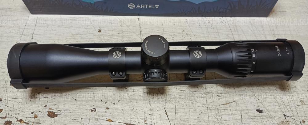 Оптический прицел ARTELV CRS 2-12x44 SFP 30мм, AM8-10X с подсветкой