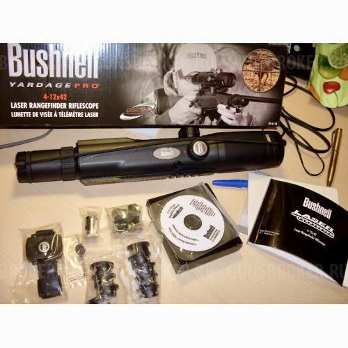 Оптический Прицел Bushnell Yardage Pro 4-12x42 (MilDot) со встроенным лазерным дальномером