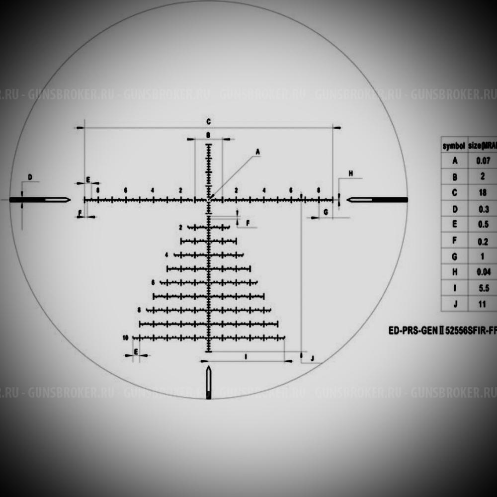 Оптический прицел DISCOVERY ED-PRS GEN2 5-25X56SFIR ffp Lock 
