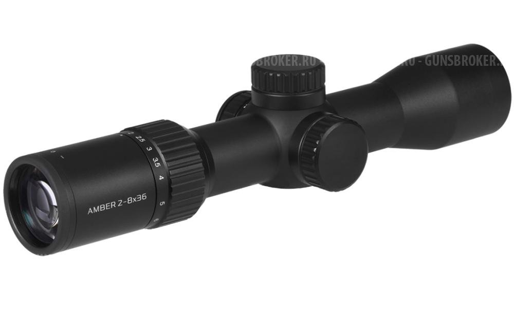 Оптический прицел Gaut Amber 2-8х36 сетка 27 MD A2836-27 308