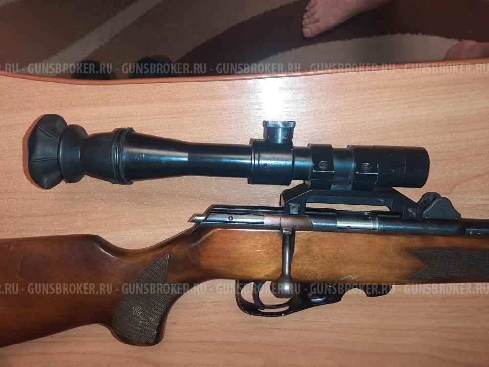 Оптический прицел х4 с кронштейном на м\к винтовку