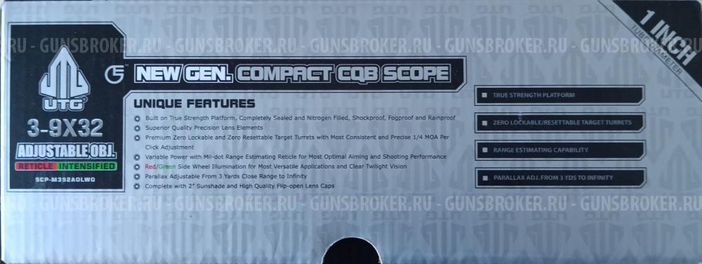 Оптический прицел LEAPERS 3-9x32 Compact CQB (SCP-M392AOMDL) (BH-UTG393C)
