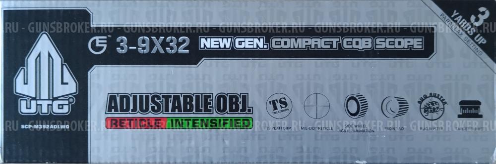 Оптический прицел LEAPERS 3-9x32 Compact CQB (SCP-M392AOMDL) (BH-UTG393C)