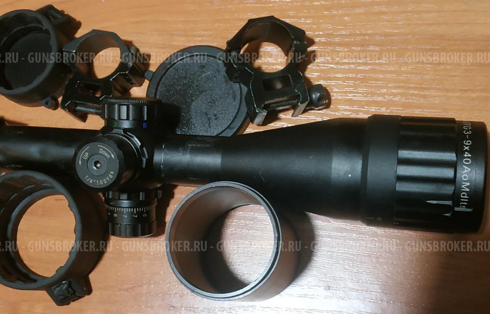 Оптический прицел Leapers 3-9x40 на запчасти