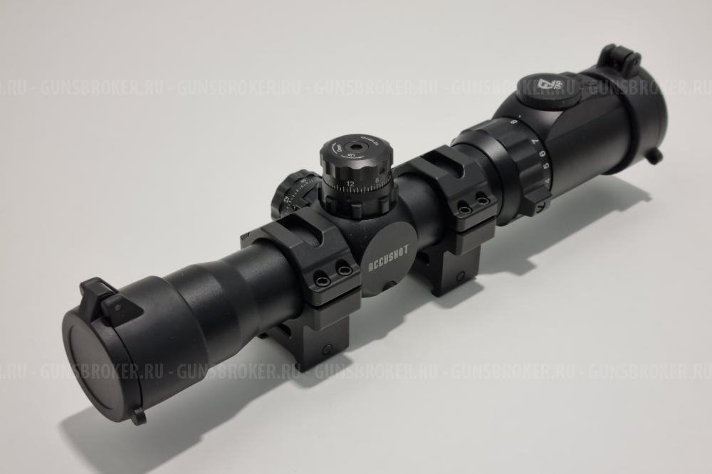 Оптический прицел Leapers UTG 1-8x28 Accushot T8 Tactical, сетка MilDot