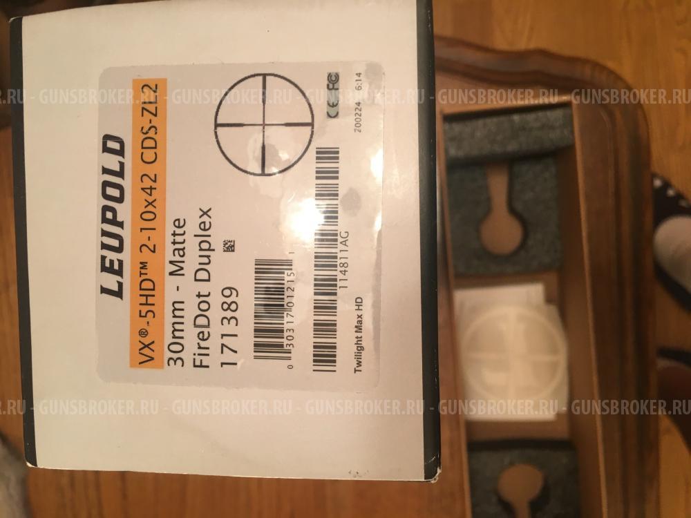 оптический прицел LEUPOLD. VX 5HD 2-10x42 CDS ZL2 30мм  171389