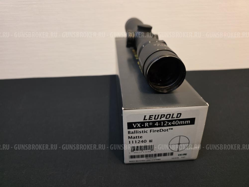 Оптический прицел Leupold VX-R 4-12x40 с подсветкой (сетка FireDot Matte с подсветкой)