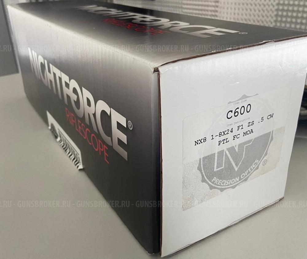 Оптический прицел NightForce NX8 -С641, С600,-C545 NightForce ATACR