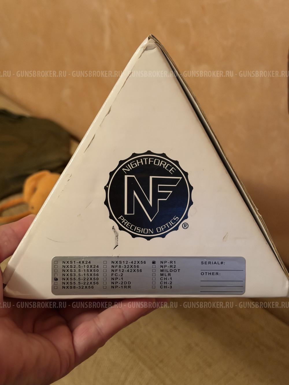 Оптический прицел nightforce NXS 5.5-22X50 NP-R1