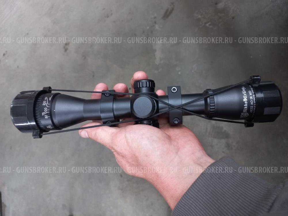 Оптический прицел Nikko Stirling Mountmaster 4x32 AO IR (подсветка, Half MD, 25.4 мм)