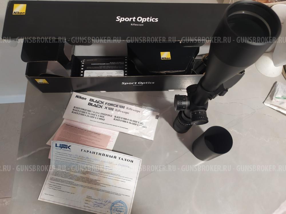 Оптический прицел Nikon Black X-1000 4-16x50SF X-MOA