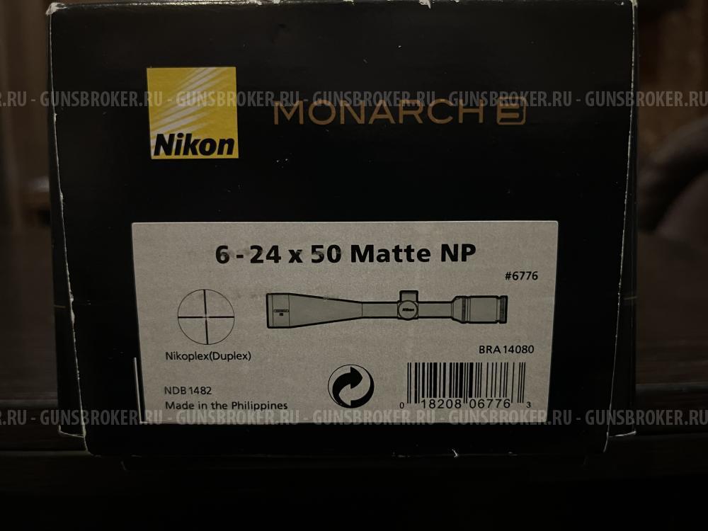 Оптический прицел Nikon Monarch 6 - 24 * 50