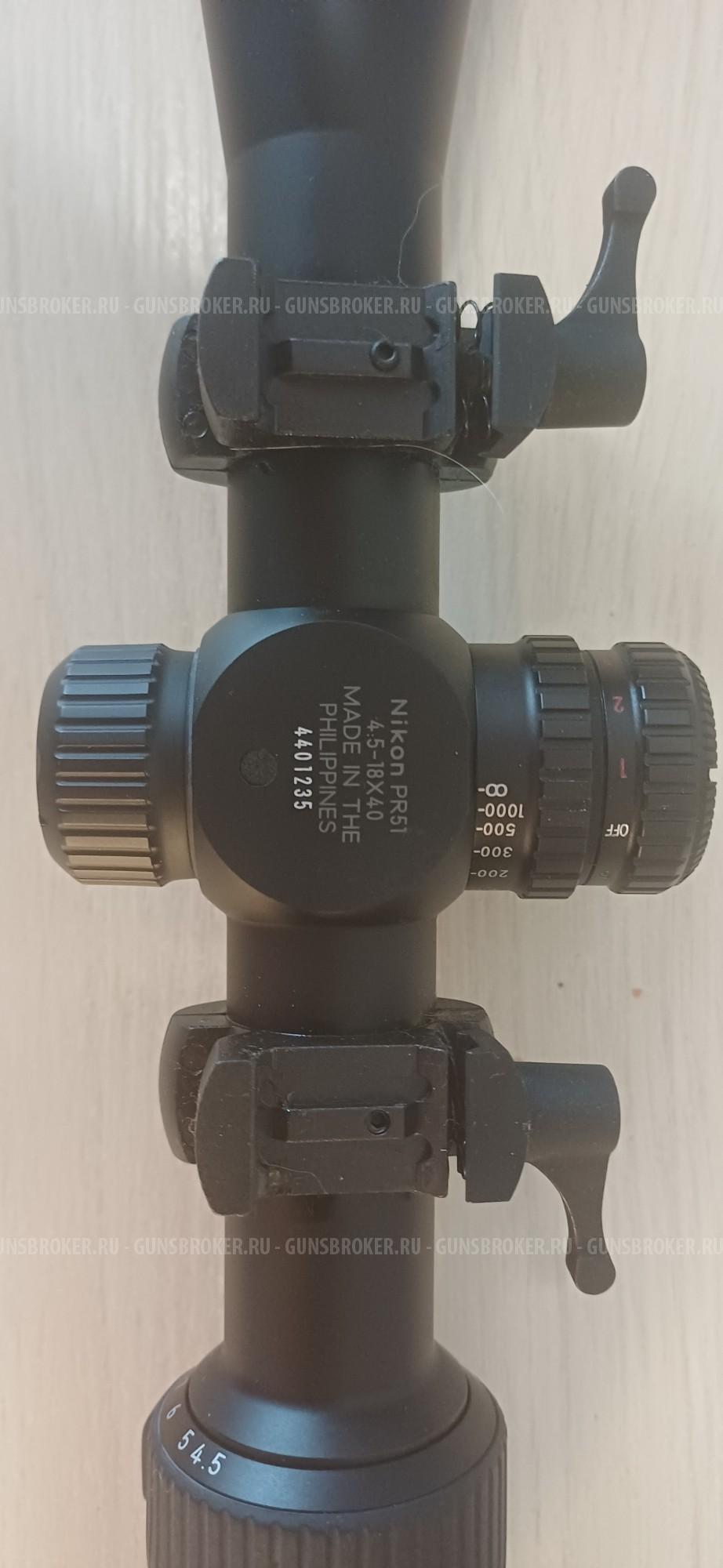 оптический прицел NIKON PROSTAFF 4.5-18х40 SF