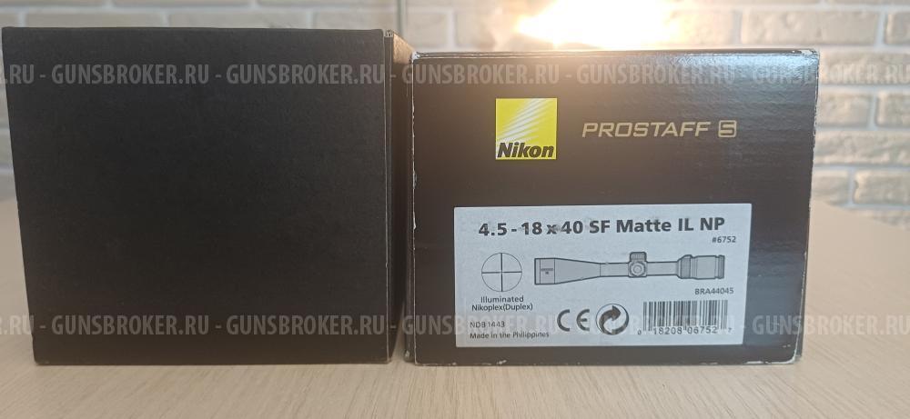 оптический прицел NIKON PROSTAFF 4.5-18х40 SF