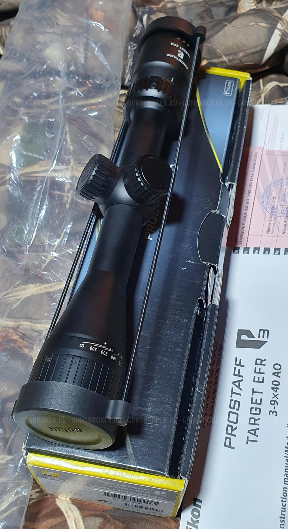 Оптический прицел Nikon prostaff target EFR 3-9x40 AO