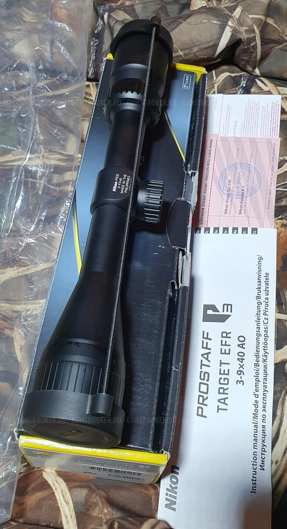 Оптический прицел Nikon prostaff target EFR 3-9x40 AO