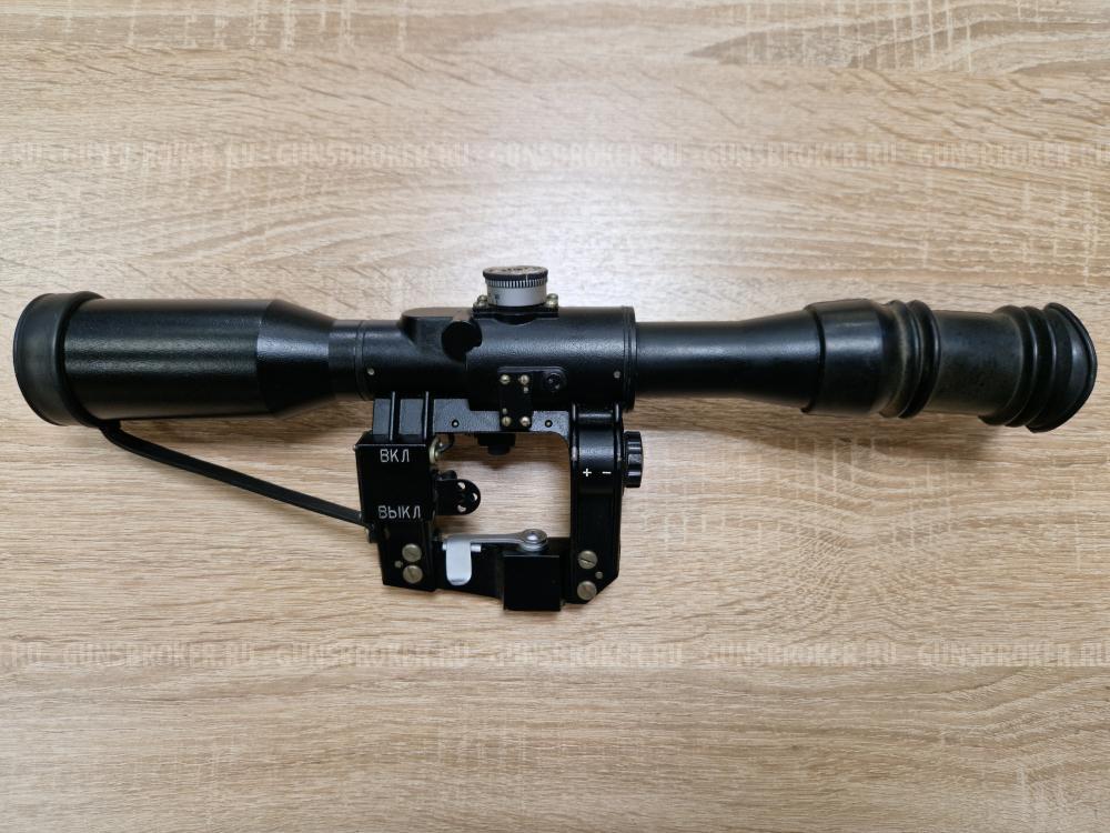 Оптический прицел ПОСП  8х42 с подсветкой (для СВД, Тигра, СКС)