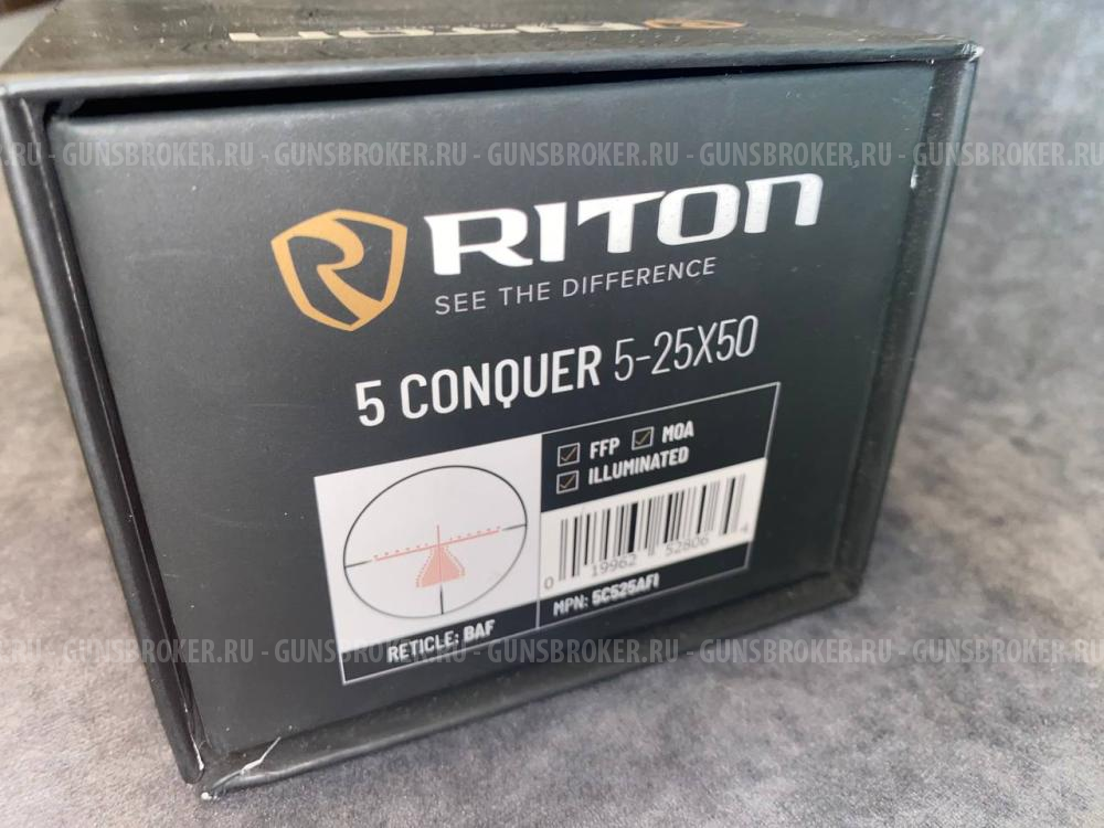 Оптический прицел RITON 5 CONQUER 5-25×50 MOA
