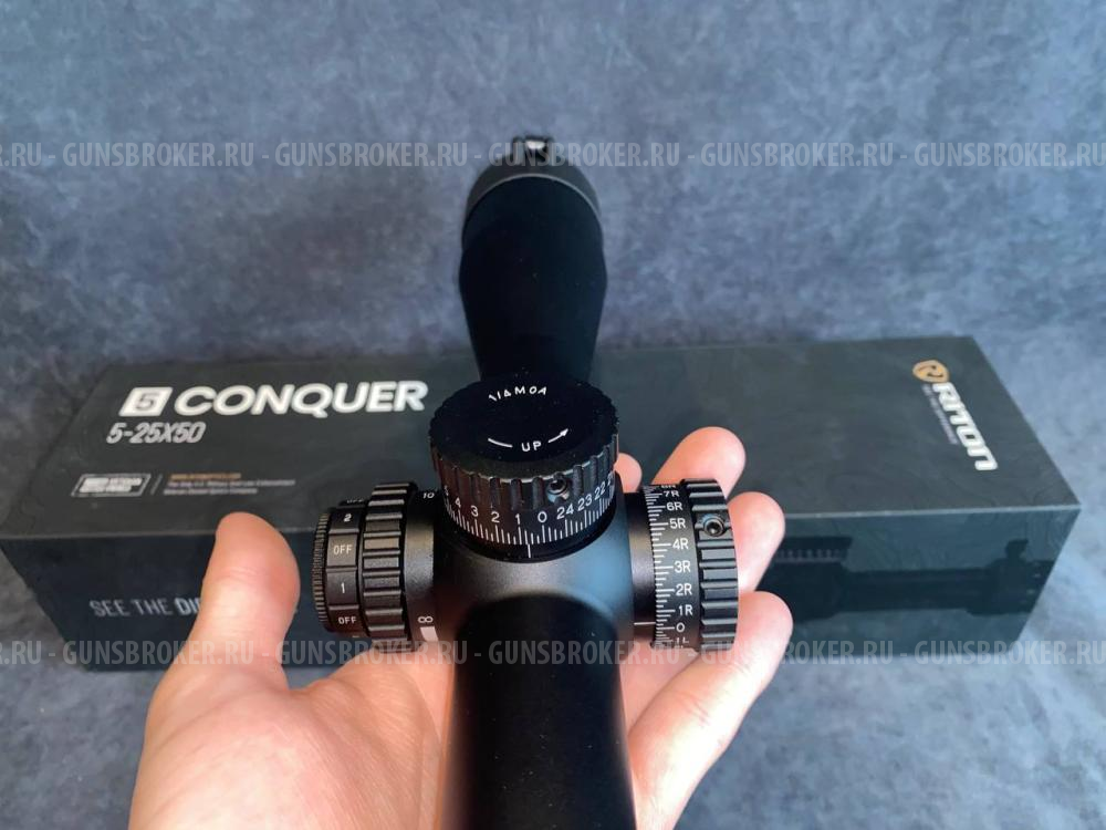 Оптический прицел RITON 5 CONQUER 5-25×50 MOA