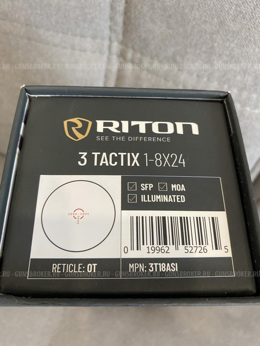 Оптический прицел Riton X3 TACTIX 1-8x24 купить -