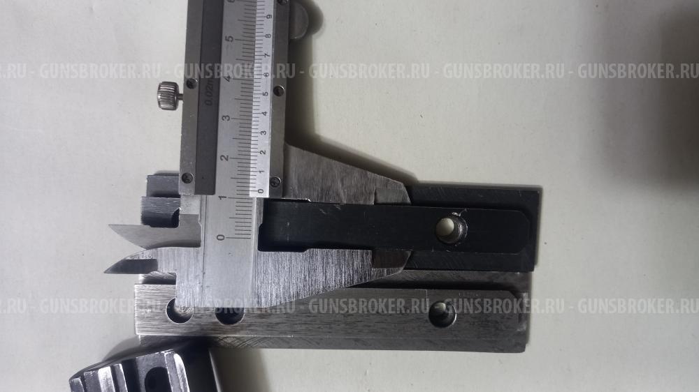 Оптический прицел с кольцами.