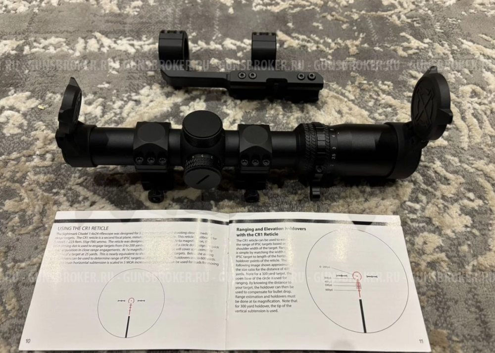 Оптический прицел sightmark Citadel 1-6x24 сr1