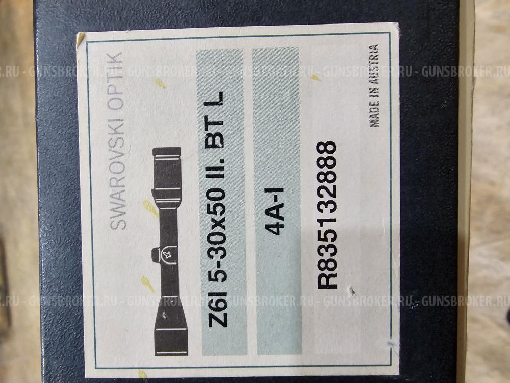 Оптический прицел Swarovski Z6I 5-30×50 ll BT L