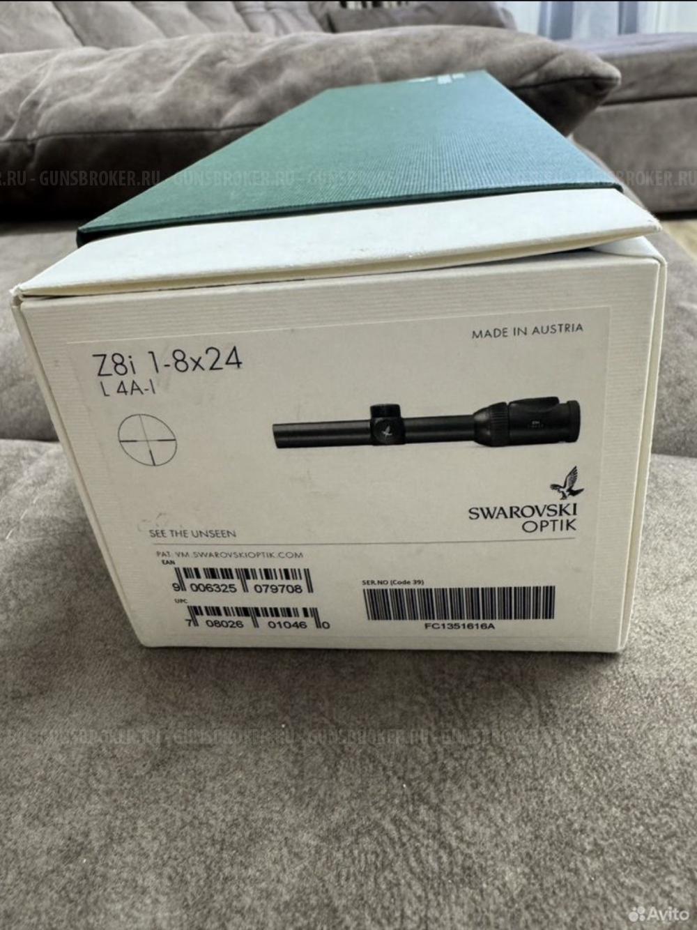 Оптический прицел Swarovski Z8i 1-8x24