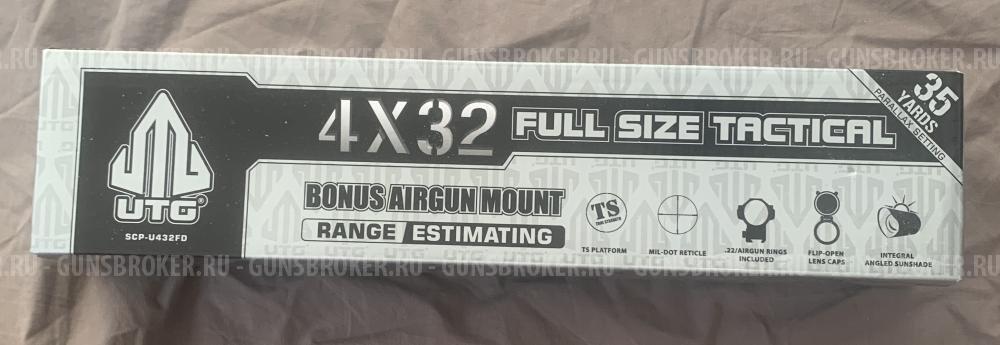 Оптический прицел UTG LEAPERS 4x32 (Mil Dot, 25,4 mm) SCP-U432FD