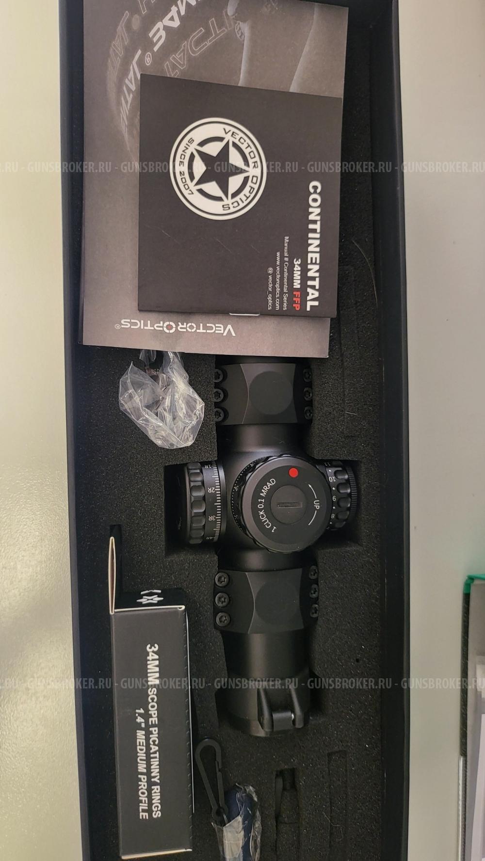 Оптический прицел Vector Optics 34мм FFP Continental x10 1-10x28 ED FFP (SCFF-62)